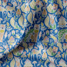 Acryl Coated Cotton LOREK Blue / Green